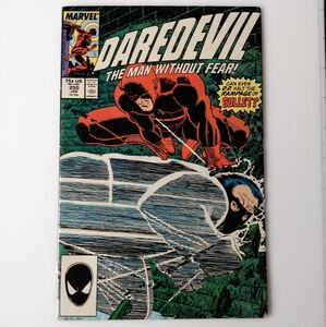 Marvel Comics Daredevil 250 vs Bullet 1987 John Romita Jr. Ann Nocenti Fear
